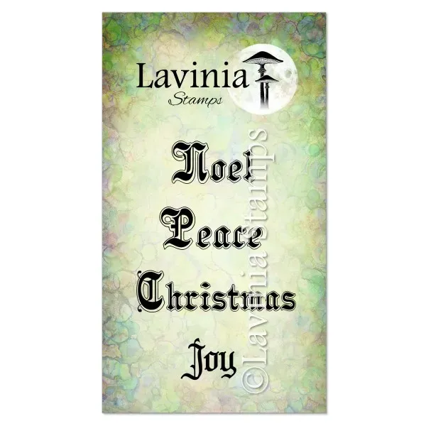 Lavinia Stamps Seasonal Words Stempel Schriftzug