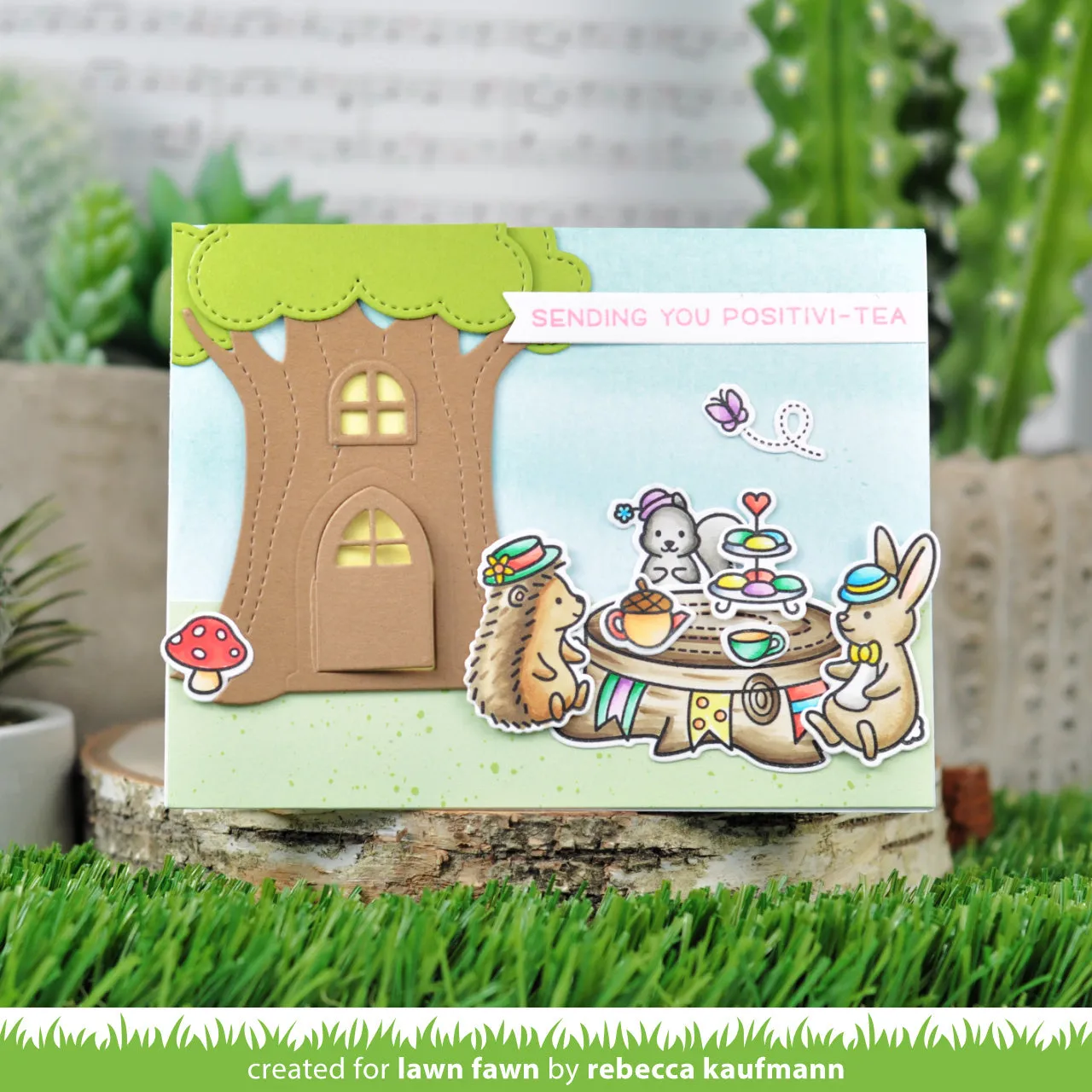Lawn Fawn Tree House Stanzschablonen Baumhaus LF2876