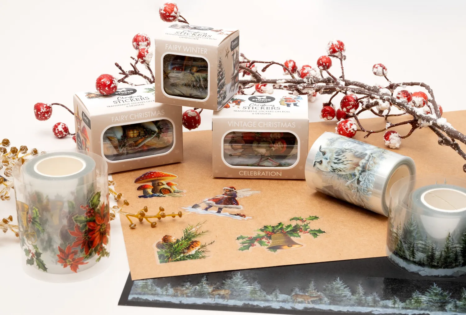 StudioLight Essentials Fairy Winter Sticker Rolle 5 Meter