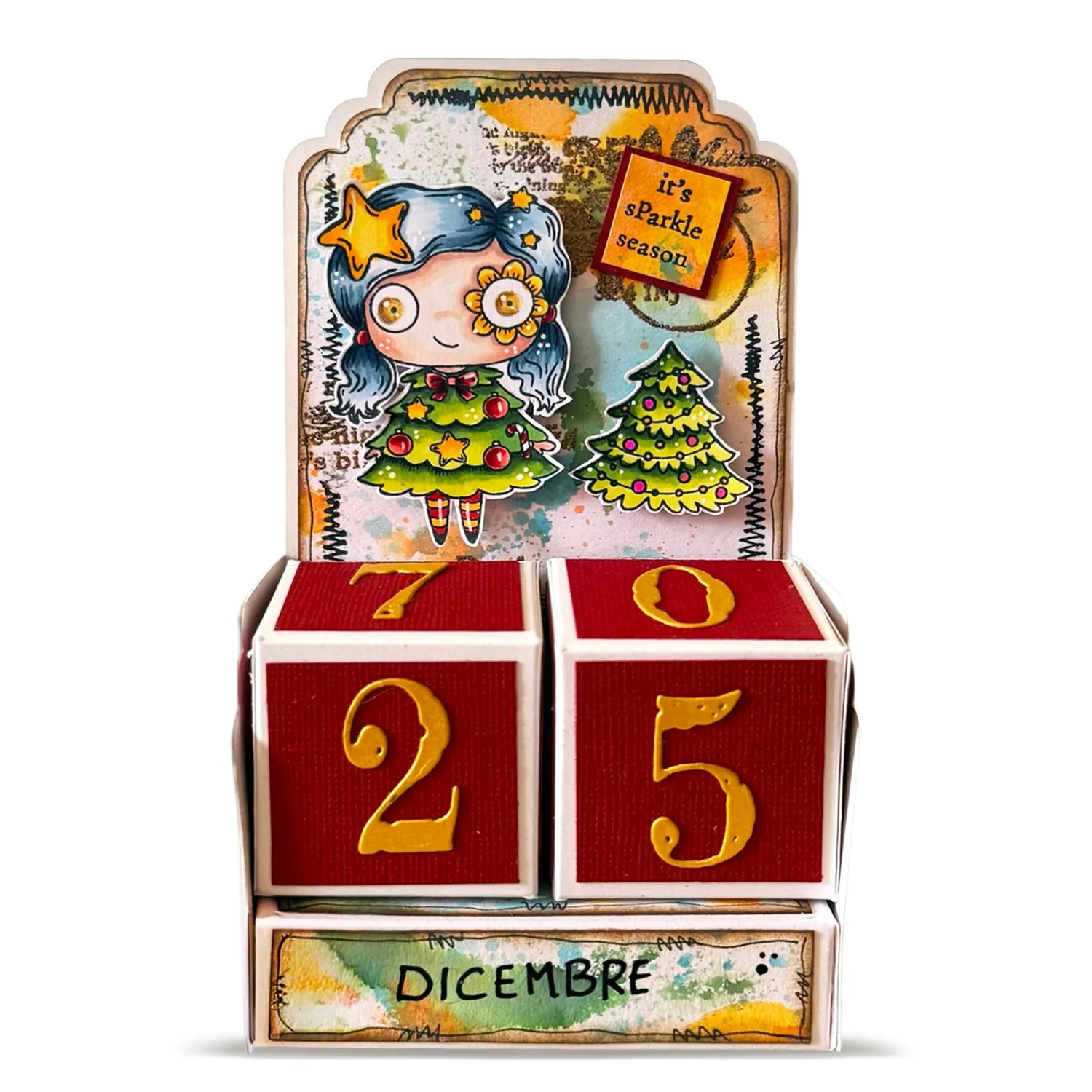 AALL and Create TP-1393 Sparkle Season Stempel A7 Weihnachten