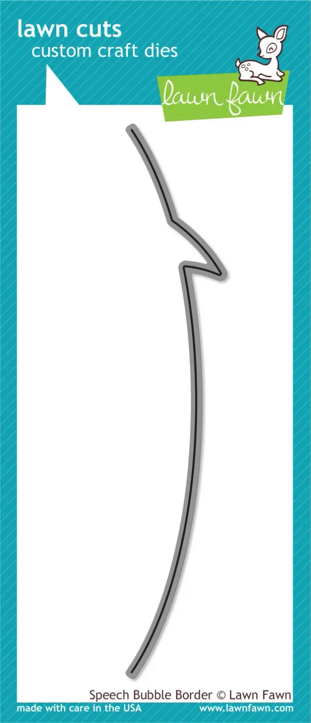 Lawn Fawn Speech Bubble Border Stanzen Sprechblasenrand