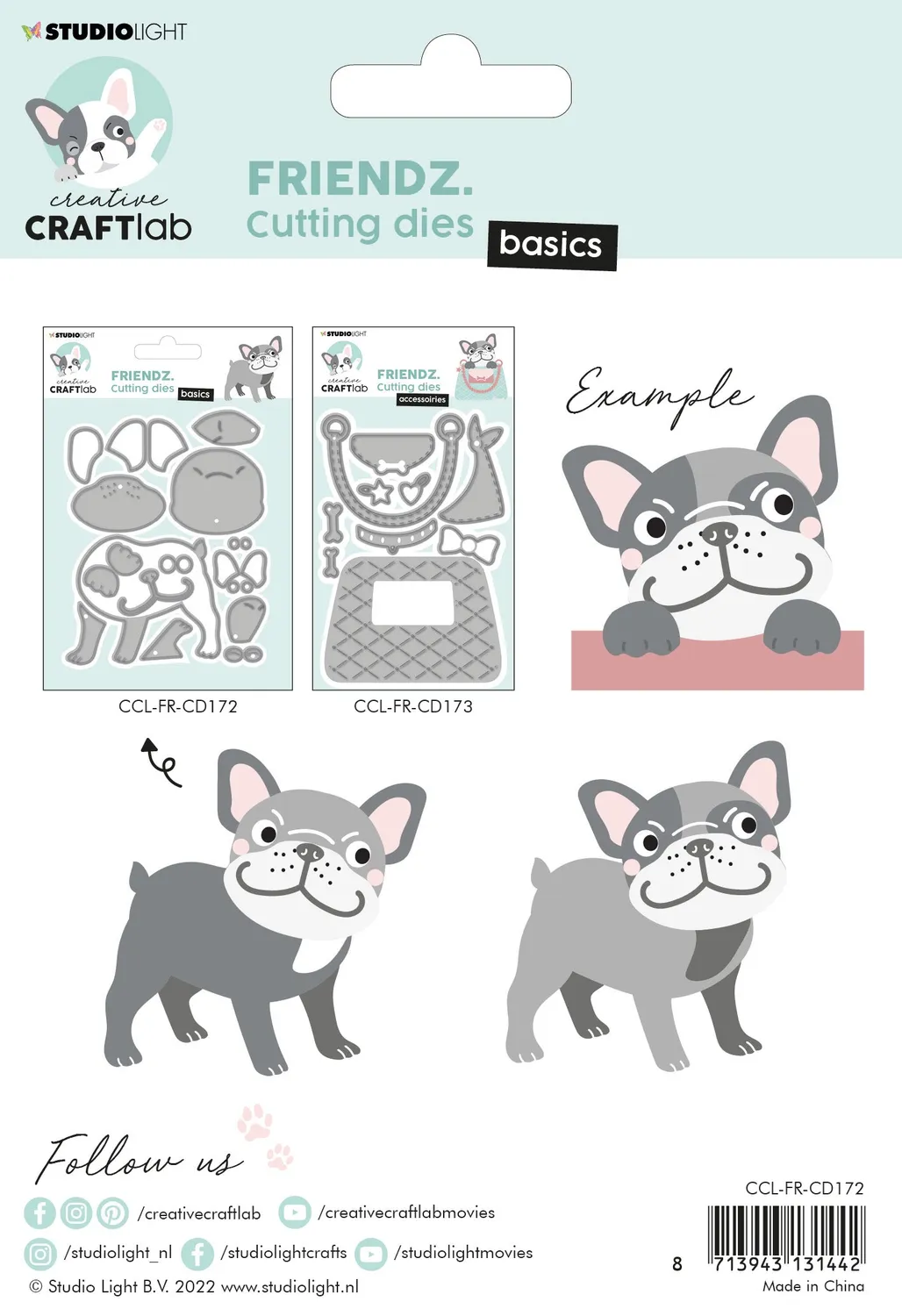 Creative Craftlab Friendz Stanzschablone Buddy Figur
