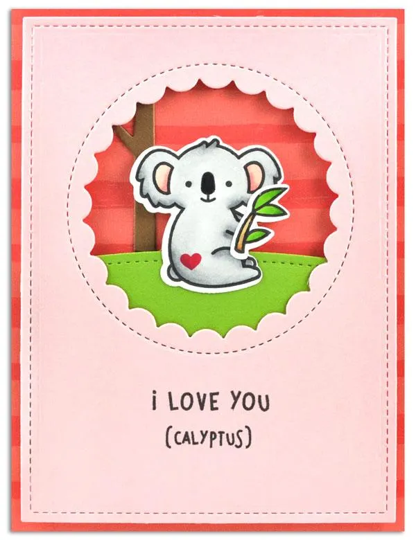 Lawn Fawn I Love Youcalyptus Clear Stempel Koala mini