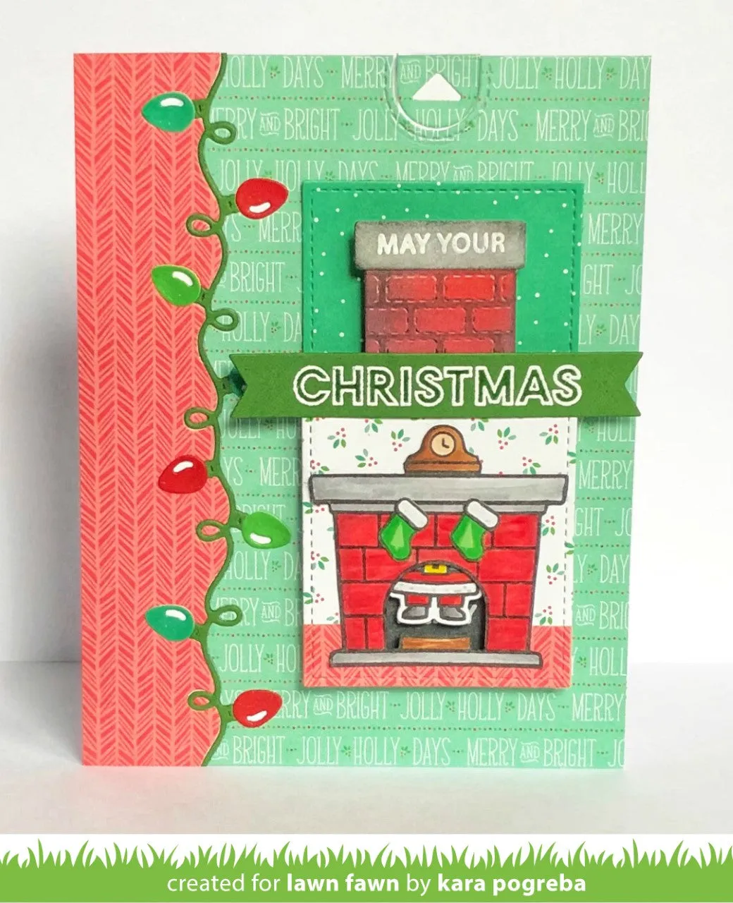 Lawn Fawn Mini String of Lights Stanzen Lichterkette