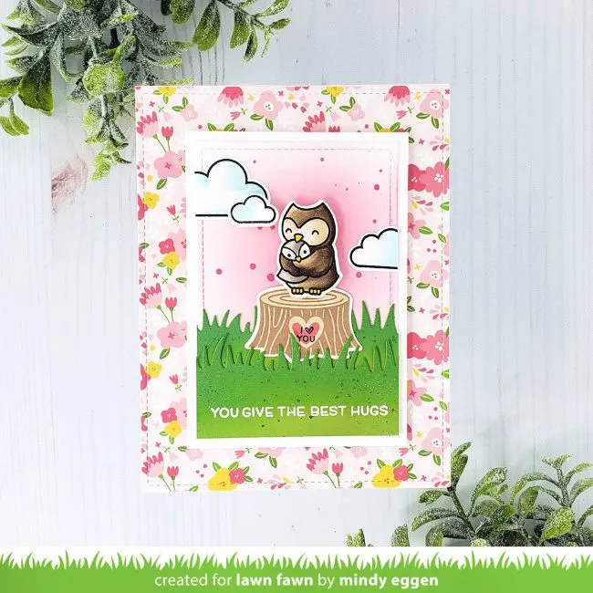 Lawn Fawn Mom + Me Clear Stamps Stempelset Fuchs Eule