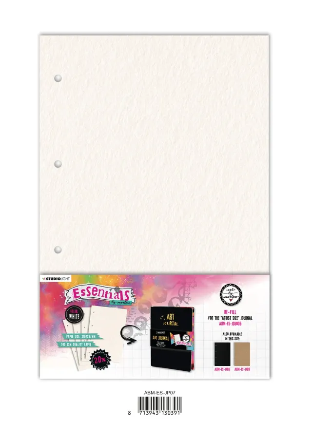 Art by Marlene Essentials Journal Pages White A4 20 Blatt