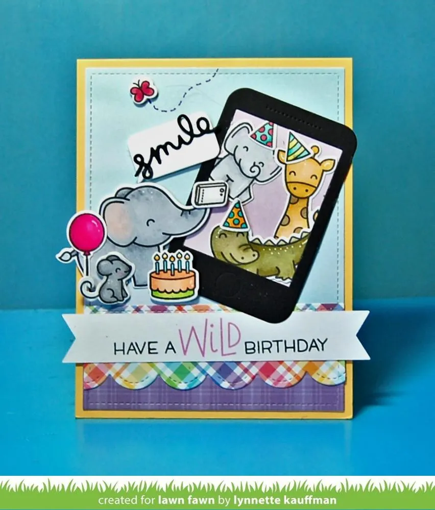 Lawn Fawn Selfie Frames Stanzschablonen Handy Rahmen