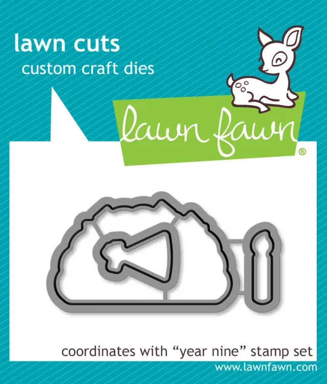 Lawn Fawn Year Nine Lawn Cuts Stanzen Party Mini