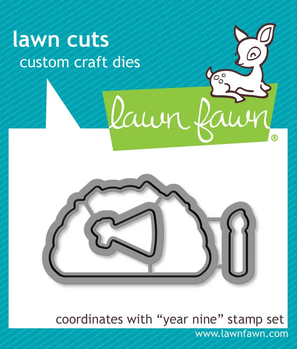 Lawn Fawn Year Nine Lawn Cuts Stanzen Party Mini