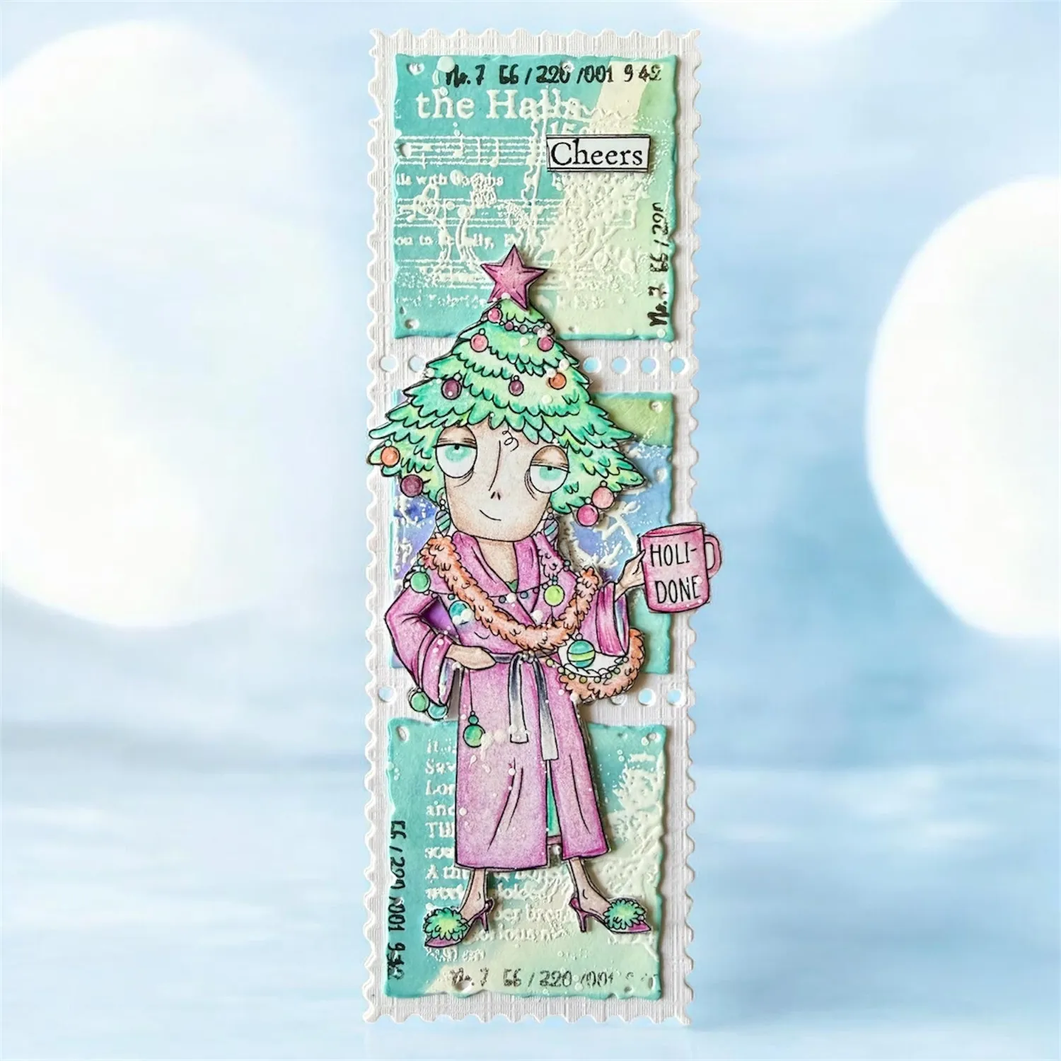 AALL and Create TP-1386 Holi-Done Dee Stempelset A7 5-teilig Weihnachten
