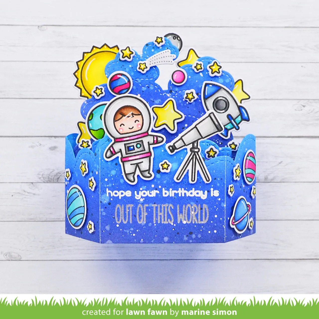 Lawn Fawn Platform Pop-Up Cloud LF3092 Stanzschablonen Wolken