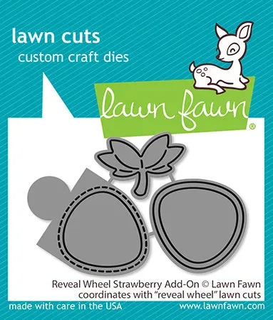 Lawn Fawn Reveal Wheel Strawberry Add-On Stanzschablone Erdbeere