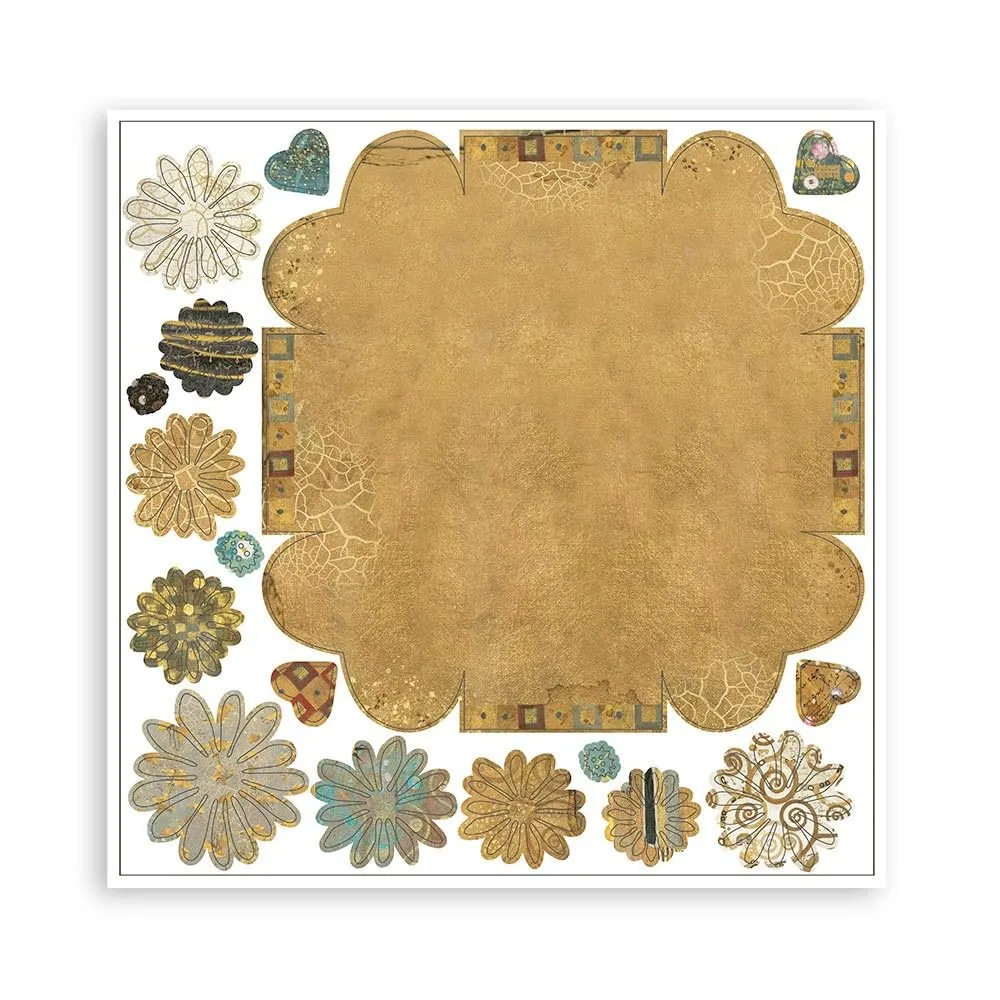 Stamperia Klimt SBPOP07 3D Papier Kit 10x15 cm