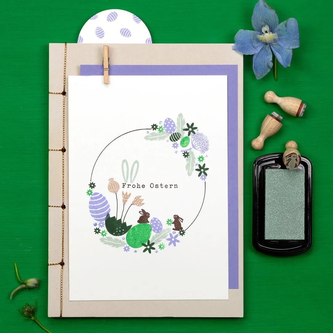 Perlenfischer Bunny ears Stempel klein 11x15 mm