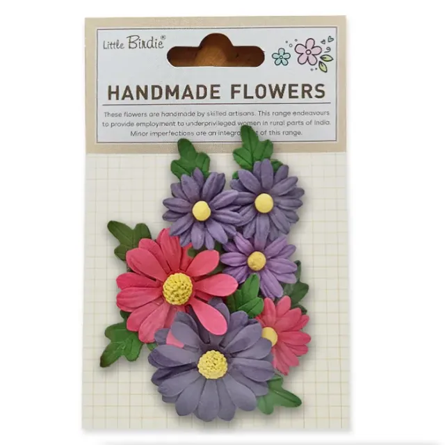 Lavinia Stamps Anya Magenta Orchid Papierblumen 6er Pack