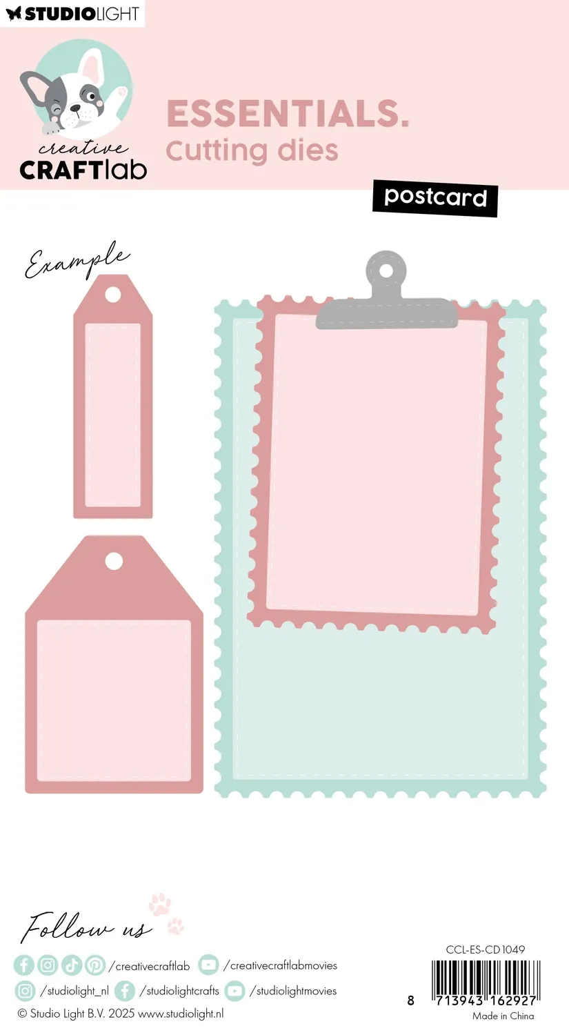 Creative Craftlab Essentials Postcard Stanzschablone 97x144mm