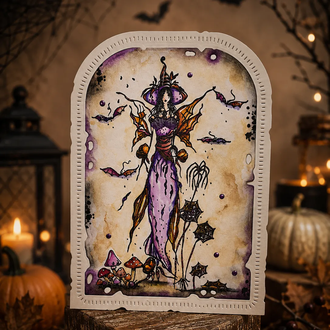 AALL and Create TP-1488 Web Queen Stempelset A6 Halloween