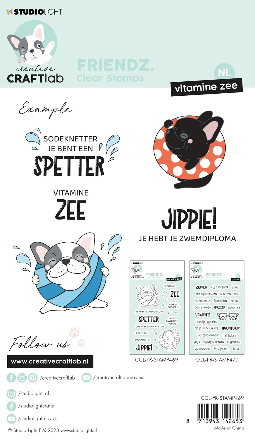 Creative Craftlab Friendz Vitamine Zee Clear Stempel
