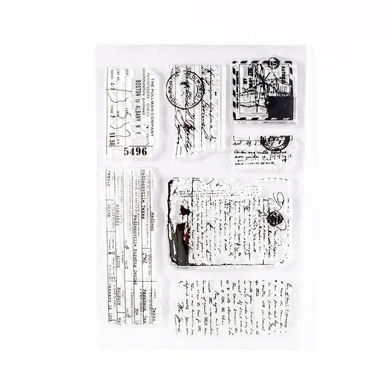 Ieebee A Handwritten Letter Silikonstempel Brief