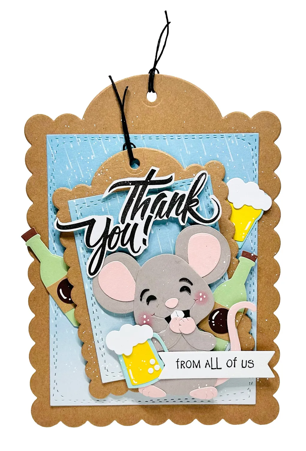 StudioLight Creative Craftlab Ticket scallop XL Stanzschablone