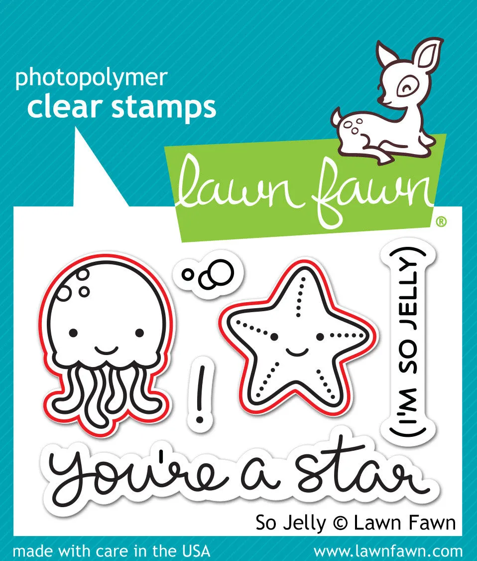 Lawn Fawn So Jelly Lawn Cuts Stanzschablonen Meerestiere