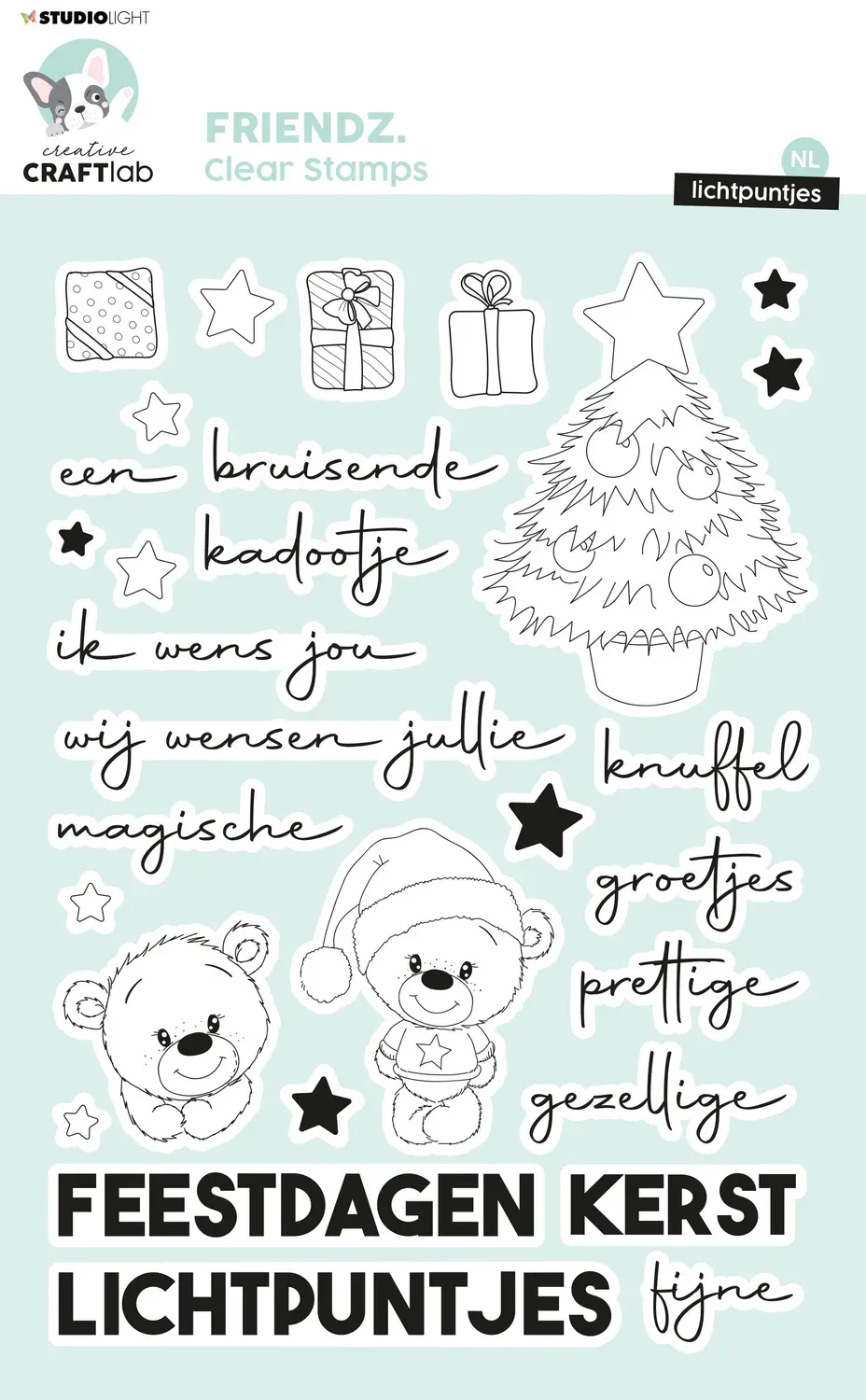 StudioLight Creative Craftlab Friendz Lichtpuntjes Clear Stempel