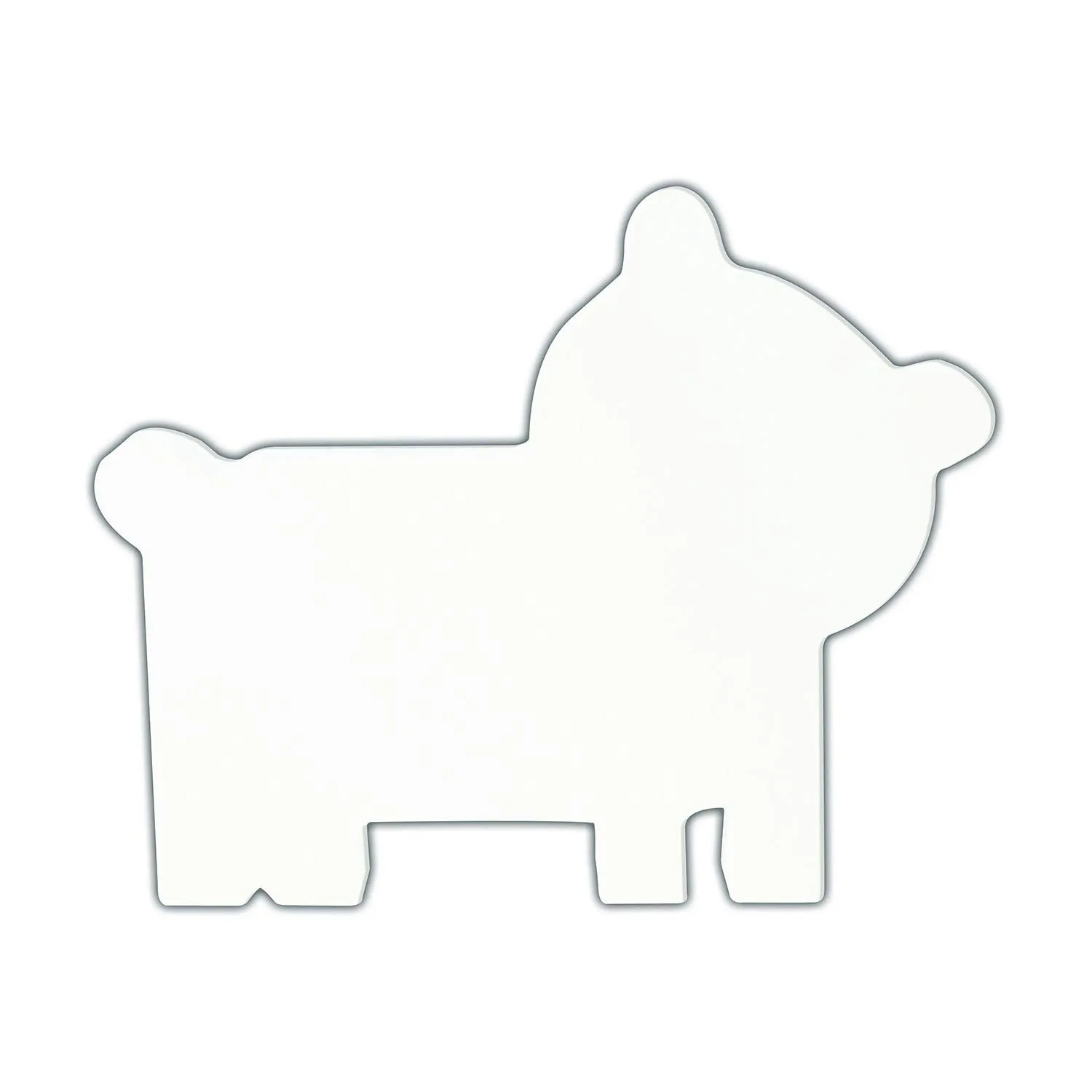 Décopatch Hase Silhouette M Pappmache AC445O Kaninchen