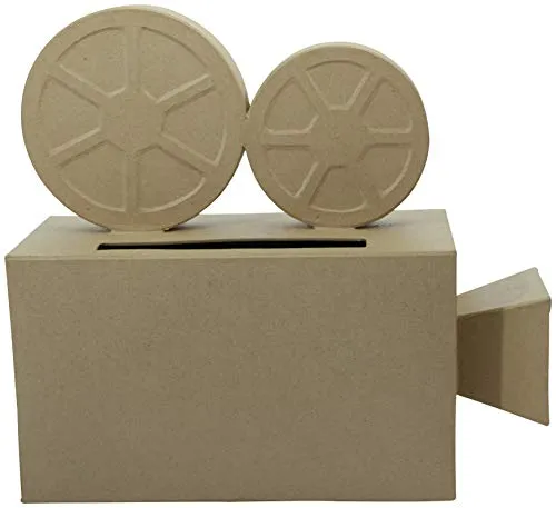 décopatch EV017C Briefbox Kamera Pappmaché 33,5 cm