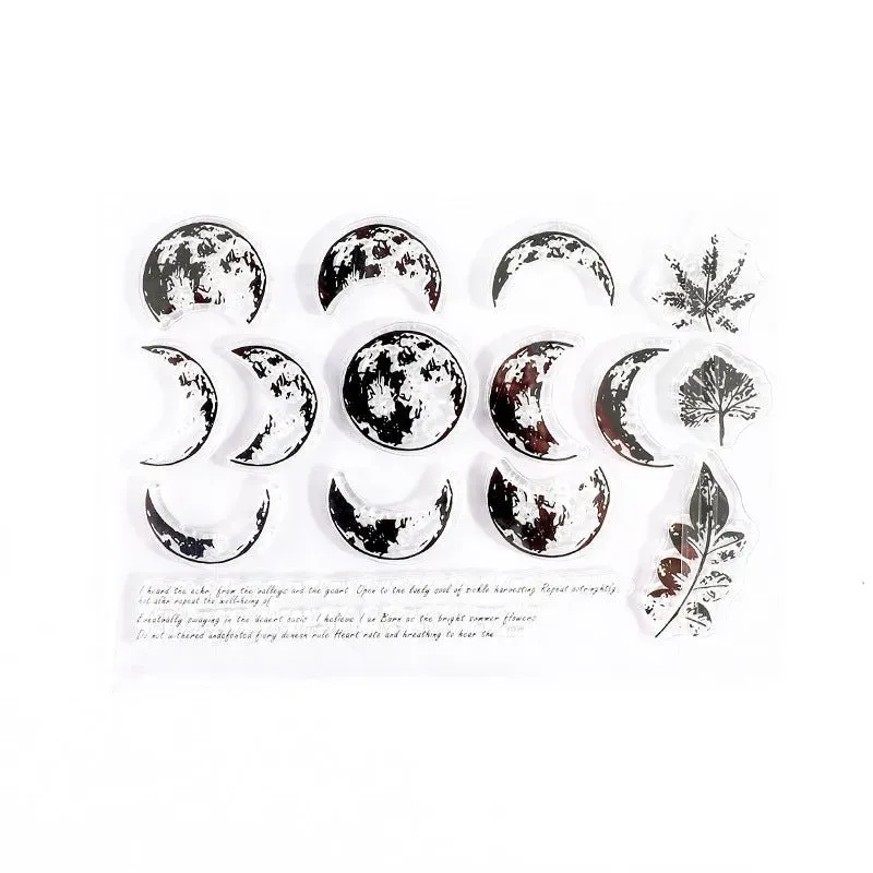 Ieebee Phases Of The Moon Silikonstempel Mondphasen klar