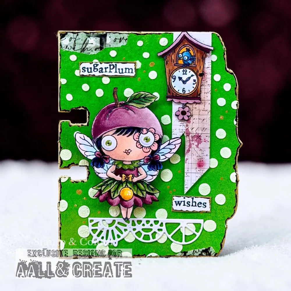 AALL and Create TP-1394 Sugarplum Stempelset A7 Weihnachten