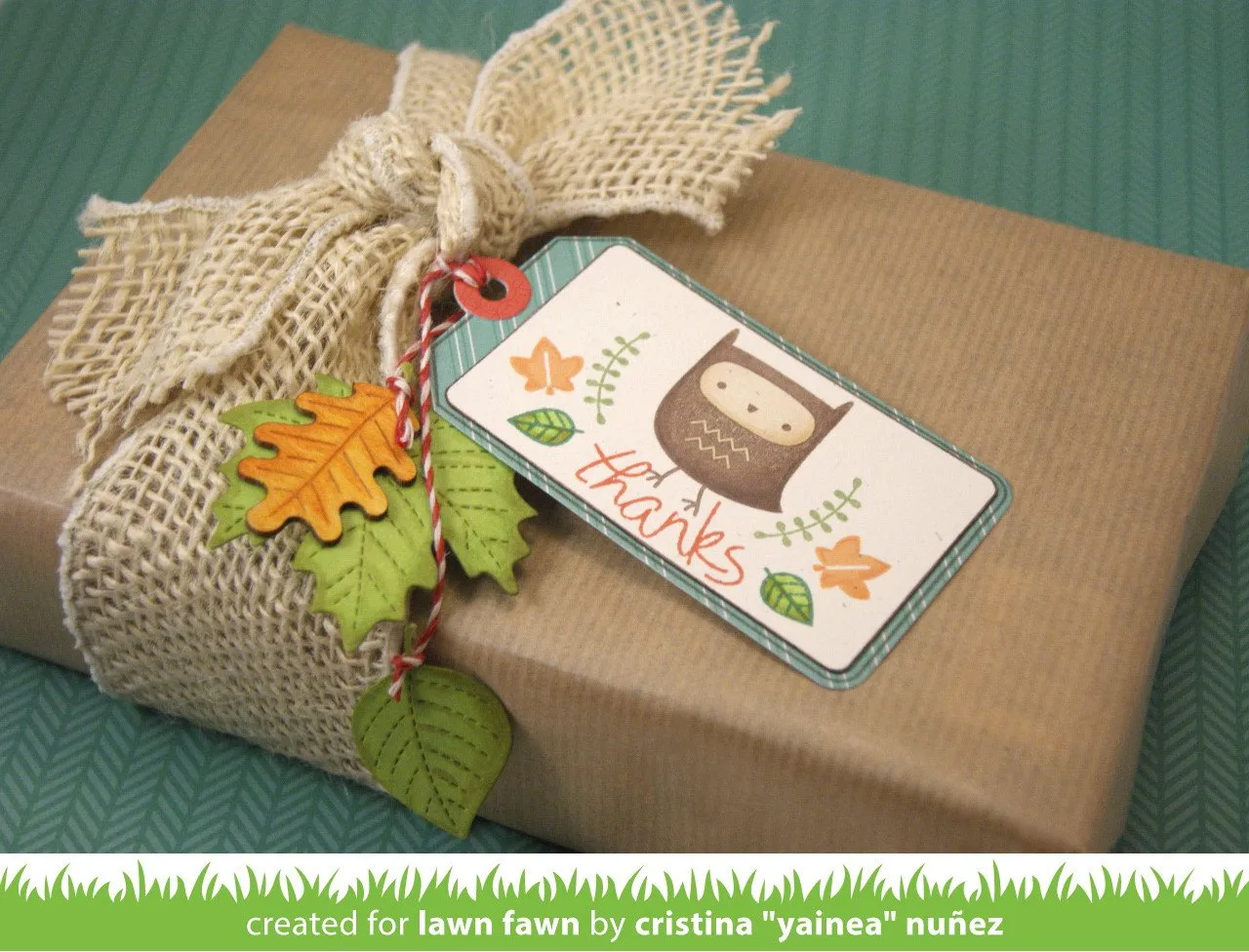 Lawn Fawn Thank You Tags LF731 Stempelset 20-tlg