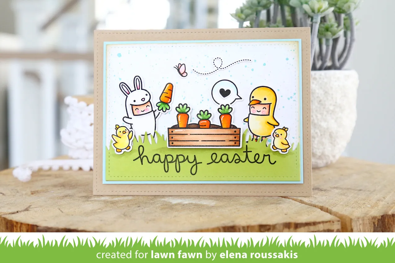 Lawn Fawn Celebration Scripty Sentiments Klarsichtstempel Anlässe