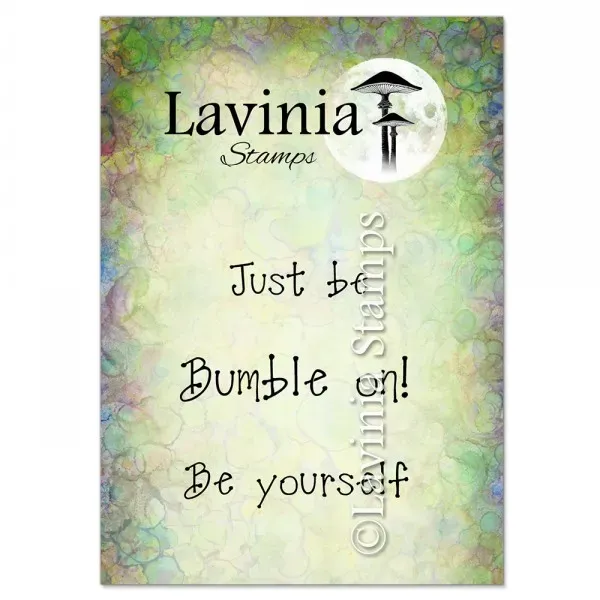 Lavinia Stamps Bumble Words Stempel Schriftzug