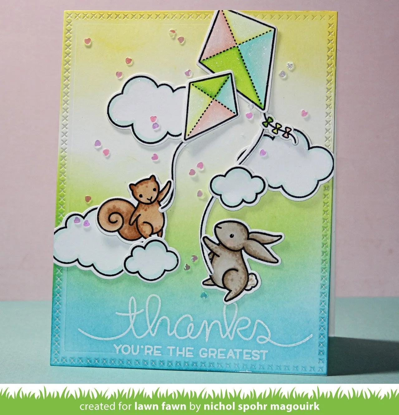 Lawn Fawn Big Scripty Words Stempelset Schriftzüge groß