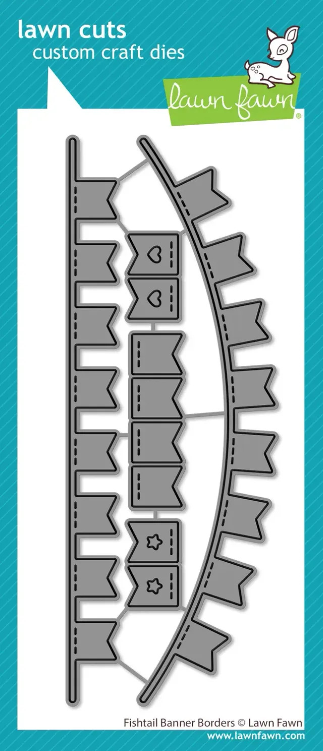 Lawn Fawn Fishtail Banner Borders LF3099 Stanzen