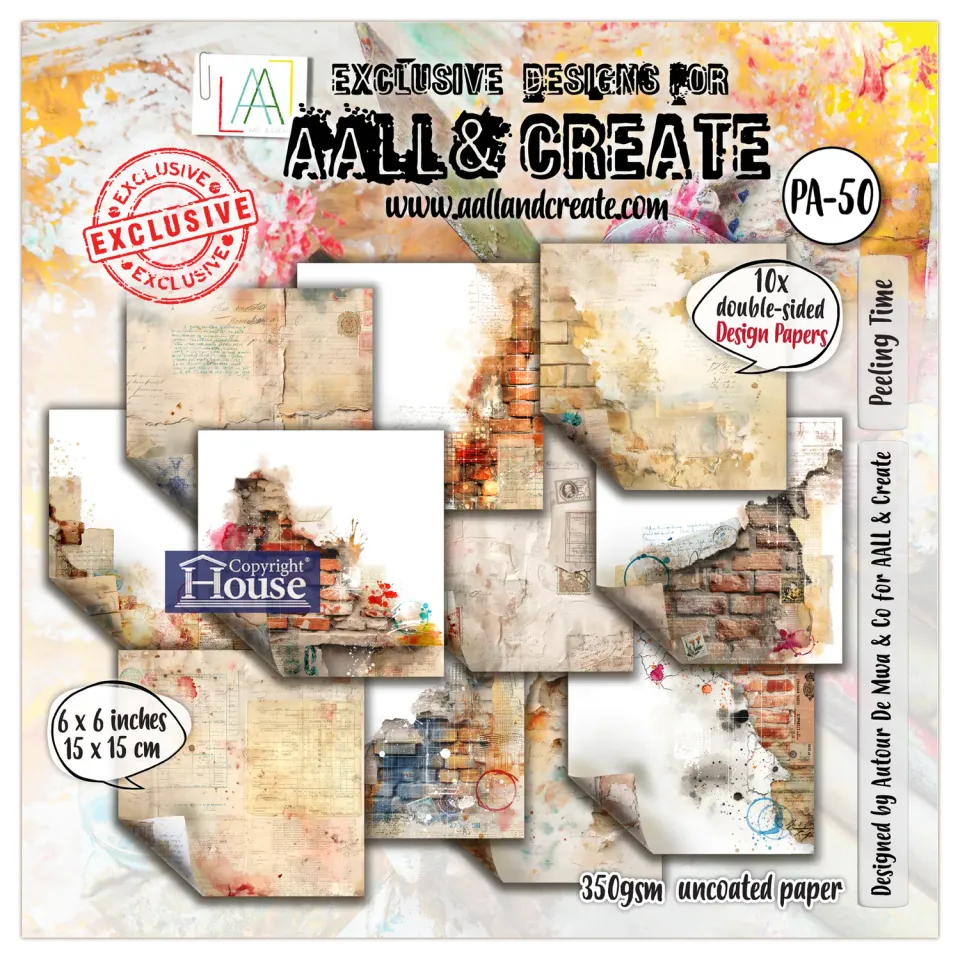 AALL and Create PA-50 Peeling Time Designpapier 15x15cm 350g
