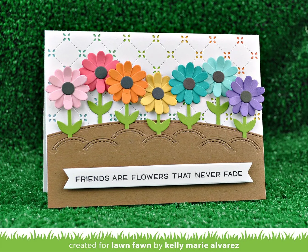 Lawn Fawn Lawn Cuts Little Flowers Stanze Blumentopf
