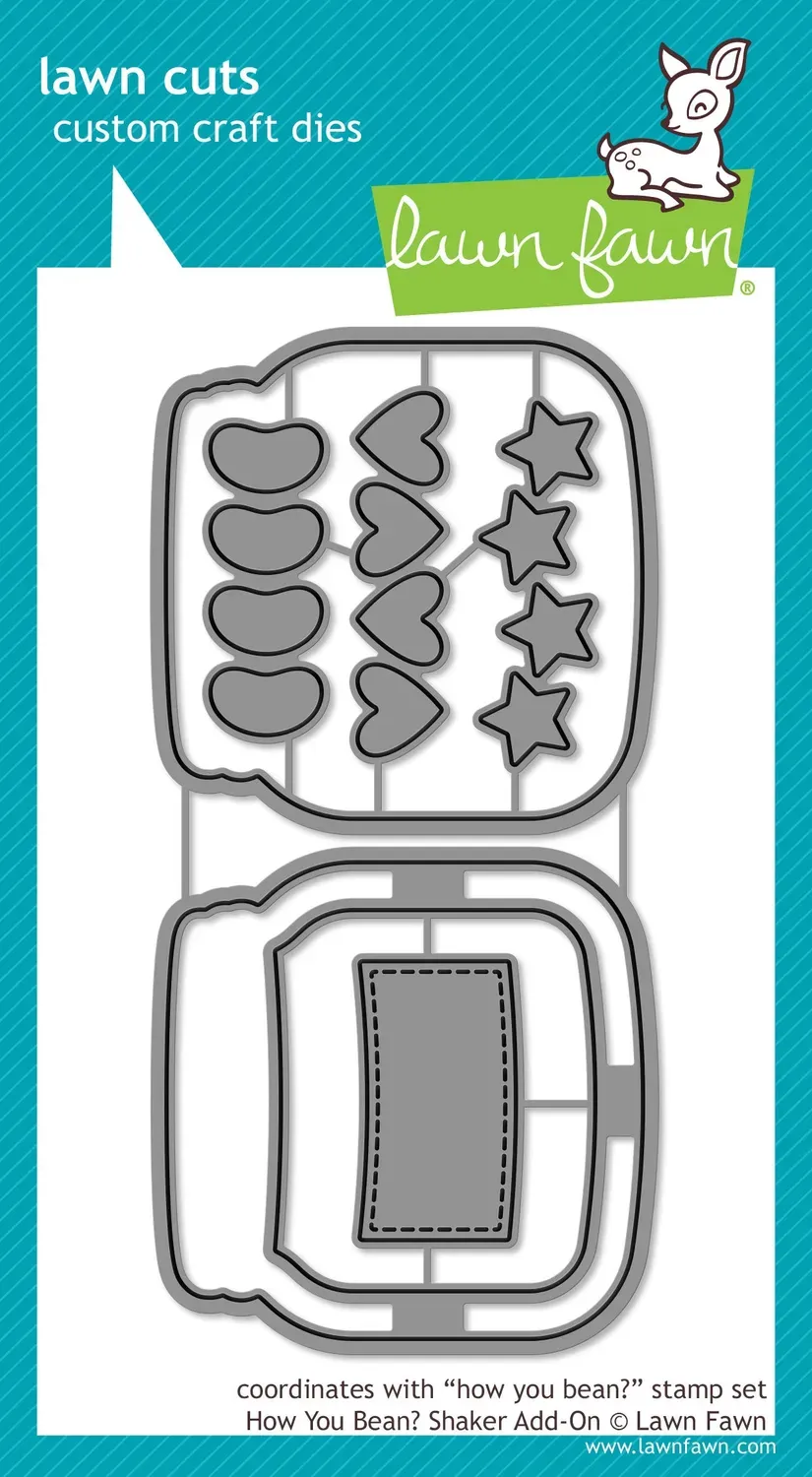 Lawn Fawn How You Bean Shaker Add-On Stanzen
