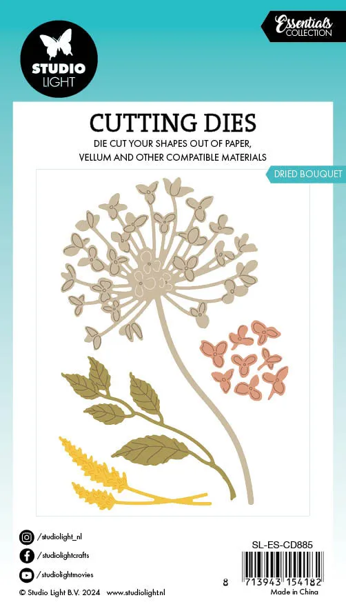 StudioLight Essentials Stanzschablone Dried Bouquet