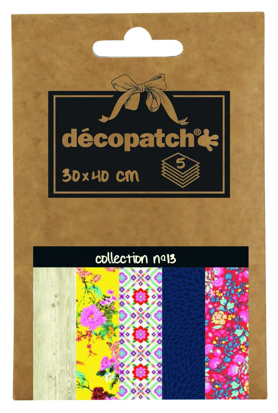 Décopatch Décopocket DP013O Papier 5 Bogen