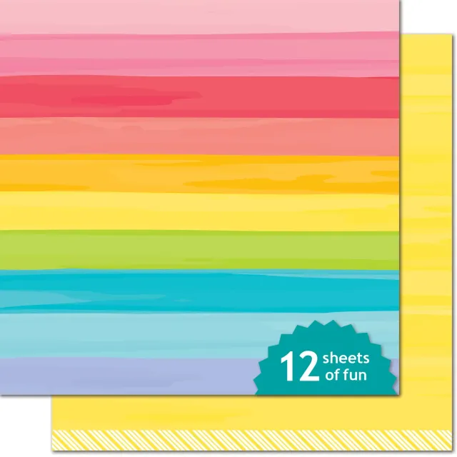 Lawn Fawn Yellow Brick Road Designpapier 12x12 12 Bogen