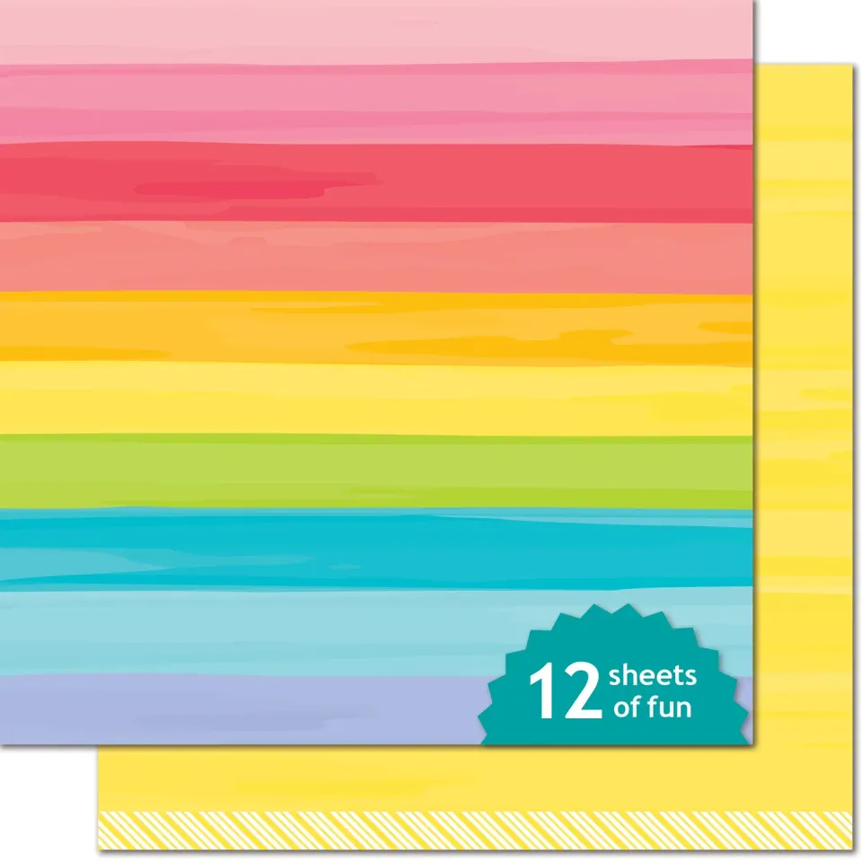Lawn Fawn Yellow Brick Road Designpapier 12x12 12 Bogen