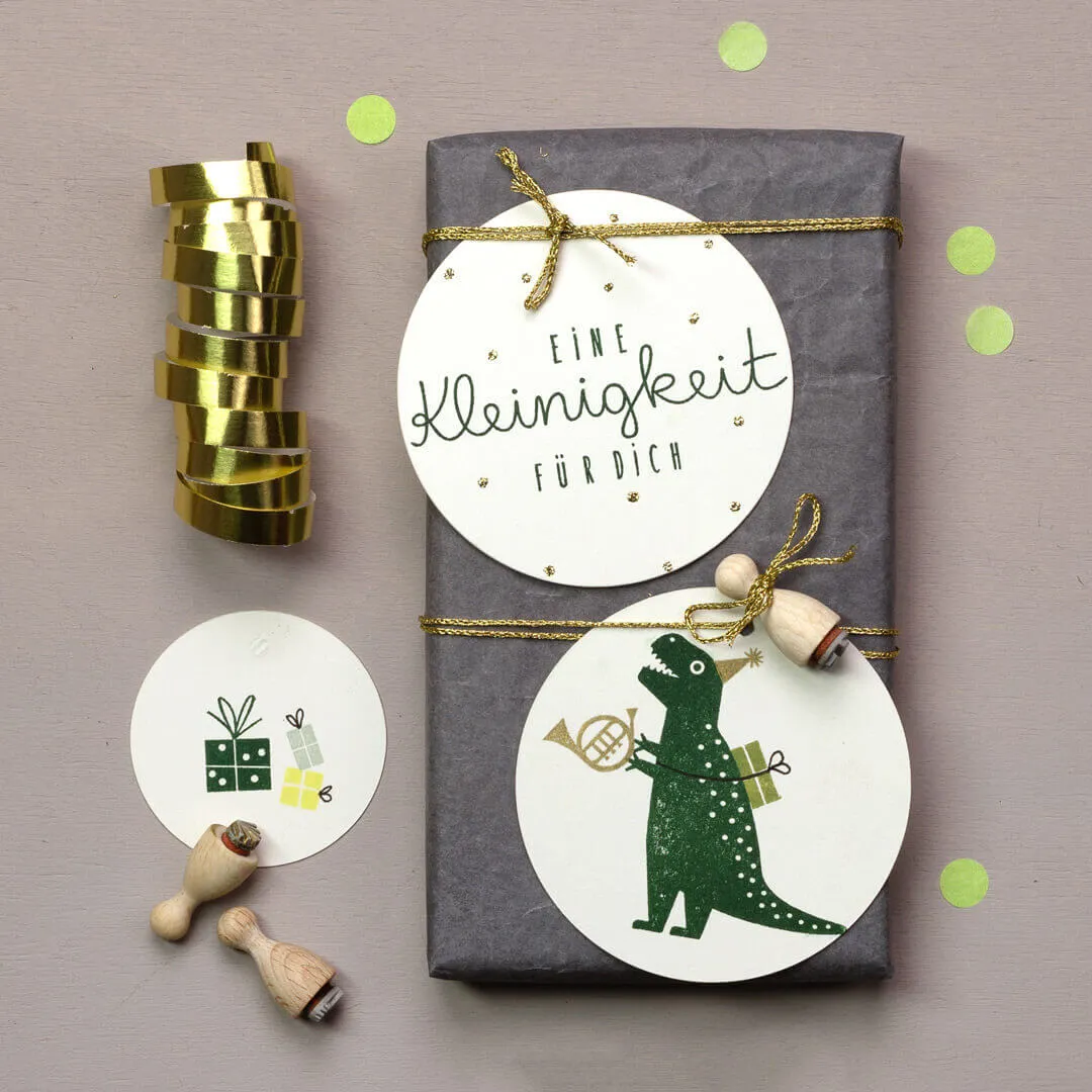 Perlenfischer Eine Kleinigkeit für dich Stempel 30x72 mm