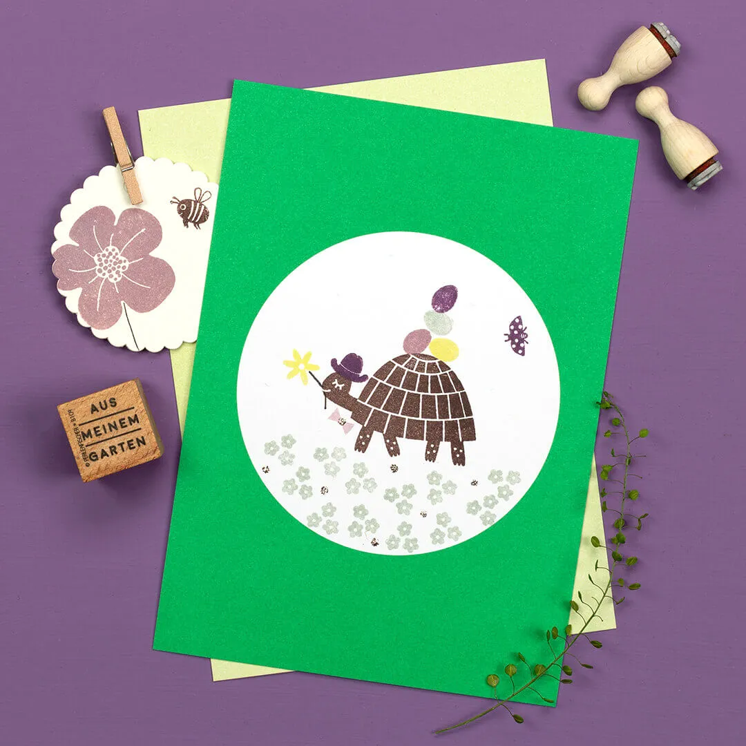 Perlenfischer Ladybug Flying Stempel 9 x 10 mm