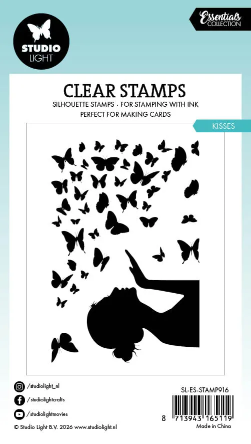 StudioLight Essentials Kisses Clear Stamps Kussmund