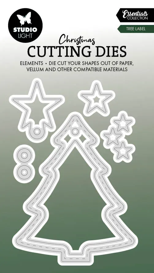 StudioLight Essentials Tree Label Stanzschablone Etikett
