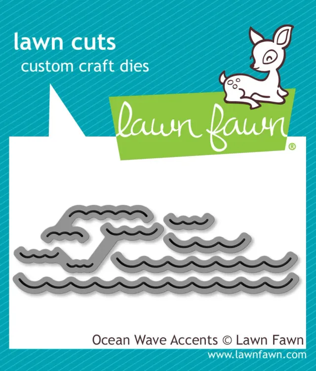 Lawn Fawn Ocean Wave Accents Stanzen Wellen