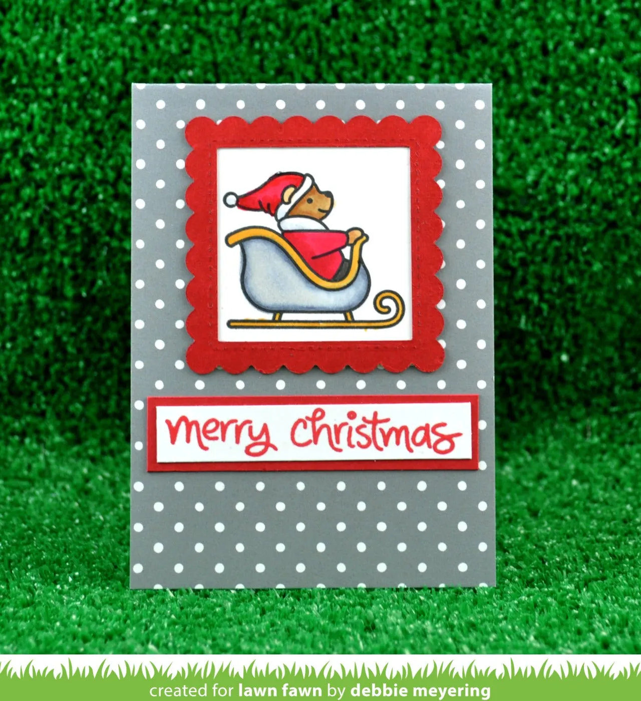 Lawn Fawn Stitched Scalloped Square Frames Stanzen 4-teilig