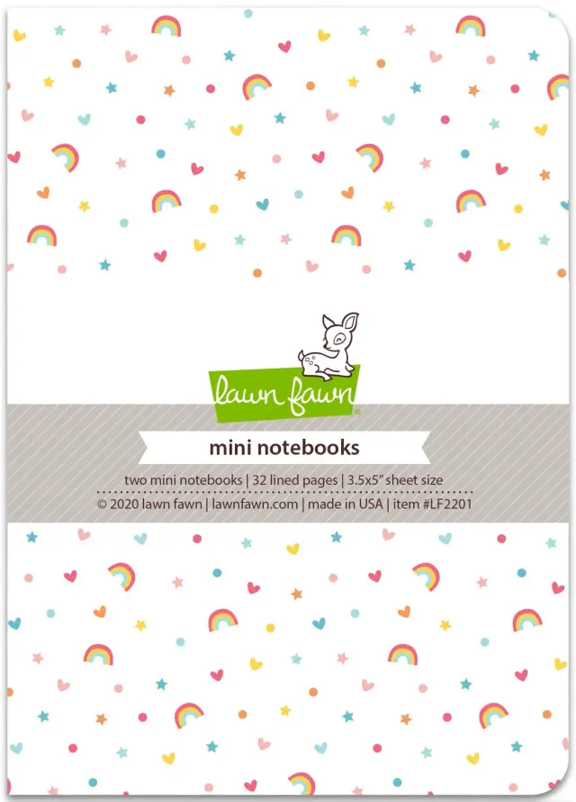 Lawn Fawn Hello Sunshine Remix Mini Notizbuch 2er