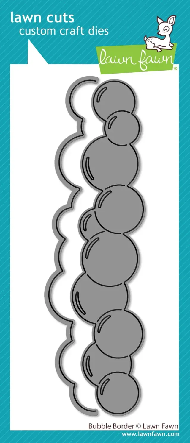 Lawn Fawn Bubble Border LF2527 Stanzschablone Bordüre
